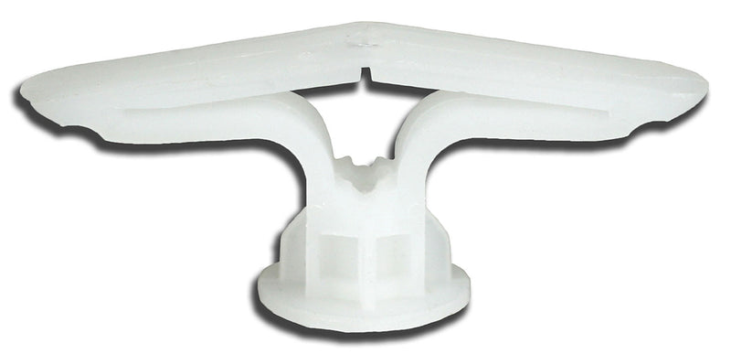 Nylon Toggle Hollow Wall Anchors, #10 x 1.5", 100 pack