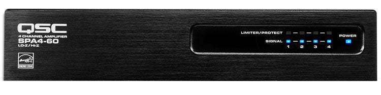 EnergyStar 4-Channel Power Amplifier, 70V
