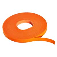 WrapStrap Double-Sided Hook and Loop, 3/8" x10 Foot, Orange