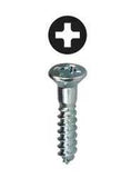 Flat Head Wood Screw, #10 x 3/4