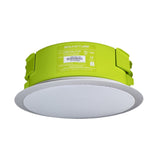 6" 2-way In Ceiling Speaker in White with a Short Can