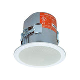 4" 2-way In Ceiling Speaker in White with BroadBeam Tweeter