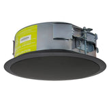 6" 2-way In Ceiling Speaker in Black with a Short Can