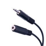 3.5mm Stereo Male Plug to Female Jack, 12'