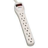 AC Strip Surge Suppressor, 6 Outlet , 2' Cord