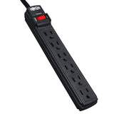 AC Strip Surge Suppressor, 6 Outlet , 6' Cord