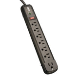 AC Strip Surge Suppressor, 7 Outlet , 4' R/A Cord