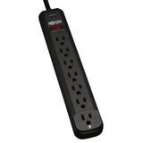 AC Strip Surge Suppressor, 7 Outlet , 12' R/A Cord