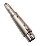 Adaptor: 1/4" Balanced Stereo Jack to XLR Jack