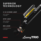 LED Flashlight & Worklight, Larry Trio, Rechargeable