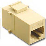 RJ45 Black FeedThru Cat5E, Keystone Coupler