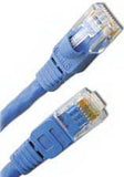 Ethernet Cat6 Patch Cord, Blue, 5ft