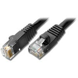 Ethernet Cat5e Patch Cord, Black, 100ft