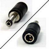 DC Power Adapter: 2.1 x 5.5mm Female to 2.5 x 5.5mm Male