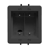 Recessed 2-Gang Box for AC or Low-Voltage