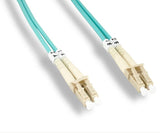 Fiber Optic Cable, OM4, 50/125 Duplex, LC to LC, 3ft