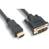 HDMI Male to DVI-D Male Cable, 1 Meter