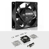 HS Muffin 120V AC Cooling Fan, 120x120x38mm