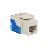 CAT5E Modular Keystone Jack, White, HD, 25 pack