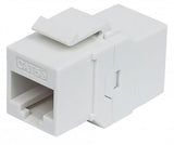 Modular Cat5e RJ-45 Coupler, White