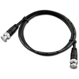 Black RG58 3' Cable w/ Molded BNC Male to Male