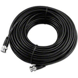 Black RG58 100' Cable w/ Molded BNC Male to Male