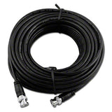 Black RG58 75' Cable w/ Molded BNC Male to Male