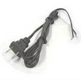 AC Black Cord #18AWG 2 Conductor, 9 ft