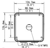 Camera Bracket: Wall Arm & Junction Box