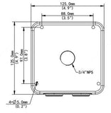 Camera Bracket: Wall Arm & Junction Box