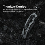 Tactical Knife, 8Cr13MoV Steel Blade EDC