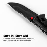 Replaceable Blade Drop Point 3.5" Knife