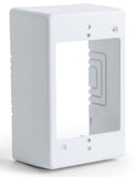 Single Gang Junction Box, 2.77" Deep, PVC, White