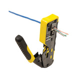 Pass-Thru Modular Crimper with Integrated Cutter