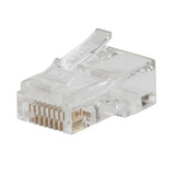 Pass-Thru Modular Data Plug, Cat6, 200 Pack