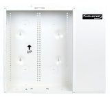 18" Metal Enclosure with Door, White