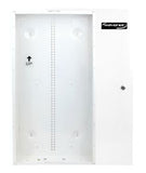 28" Metal Enclosure with Door, White