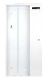 42" Metal Enclosure with Door, White