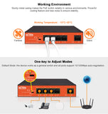 4+1 port network switch features