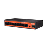 Network Switch, PoE, 8+1 Port, 65W