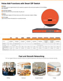 8 port network switch value add functions