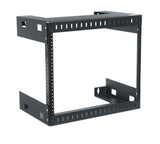 8 Space Wall Mount Rack 18" Deep, 150 pound capacity